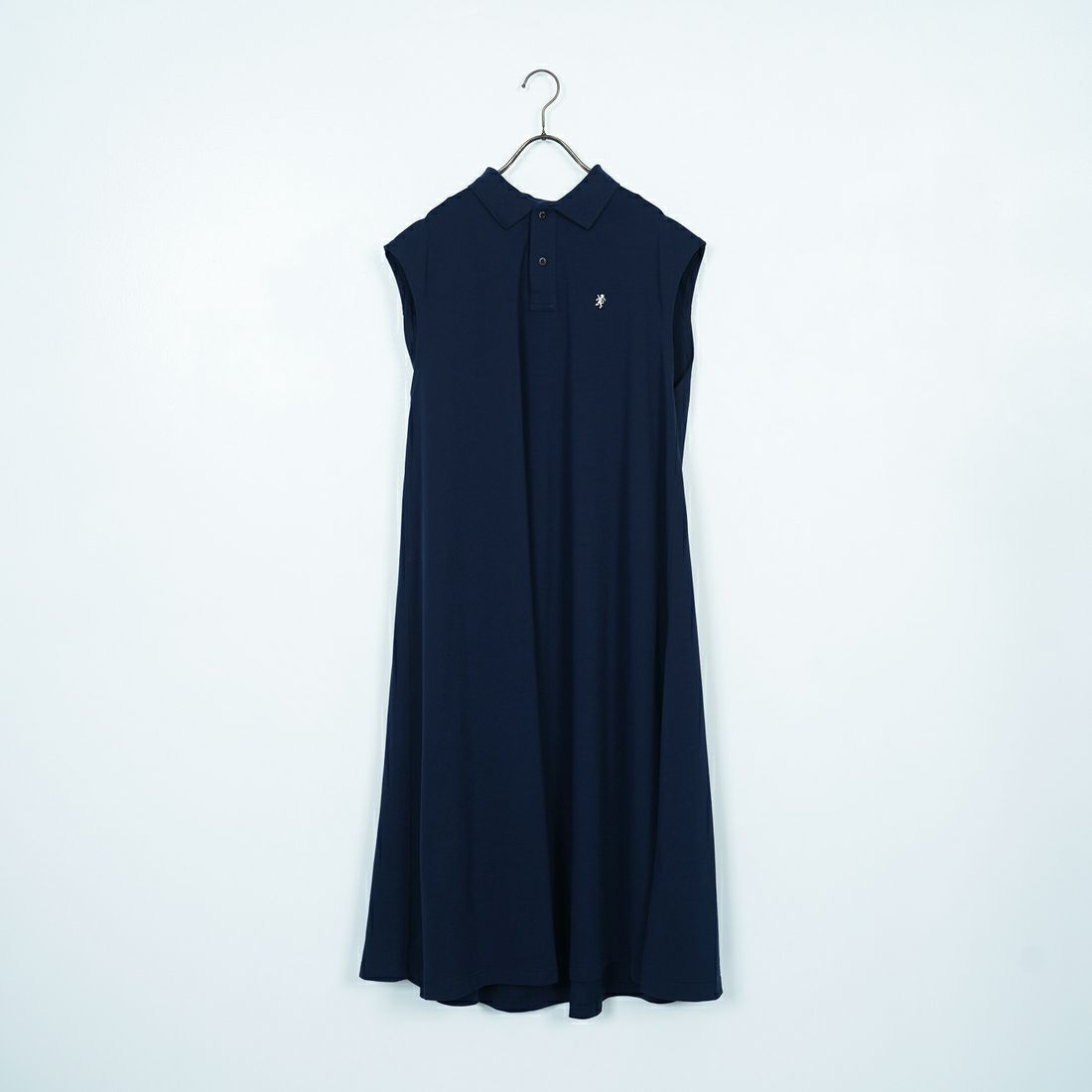Gymphlex [ジムフレックス] ポロ衿スリーブレスワンピース [GY-G0100QSK] DK.NAVY