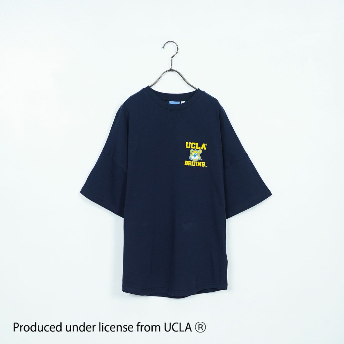 UCLA [ユーシーエルエー] ショートスリーブ フロッキープリントTシャツ [252AN2ST414] NVY