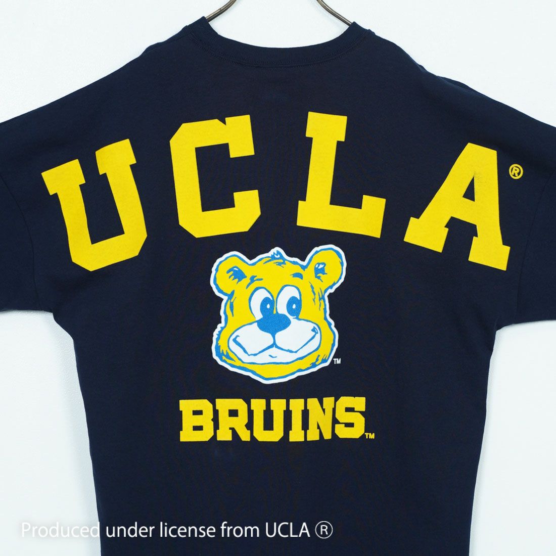 UCLA [ユーシーエルエー] ショートスリーブ フロッキープリントTシャツ [252AN2ST414] NVY