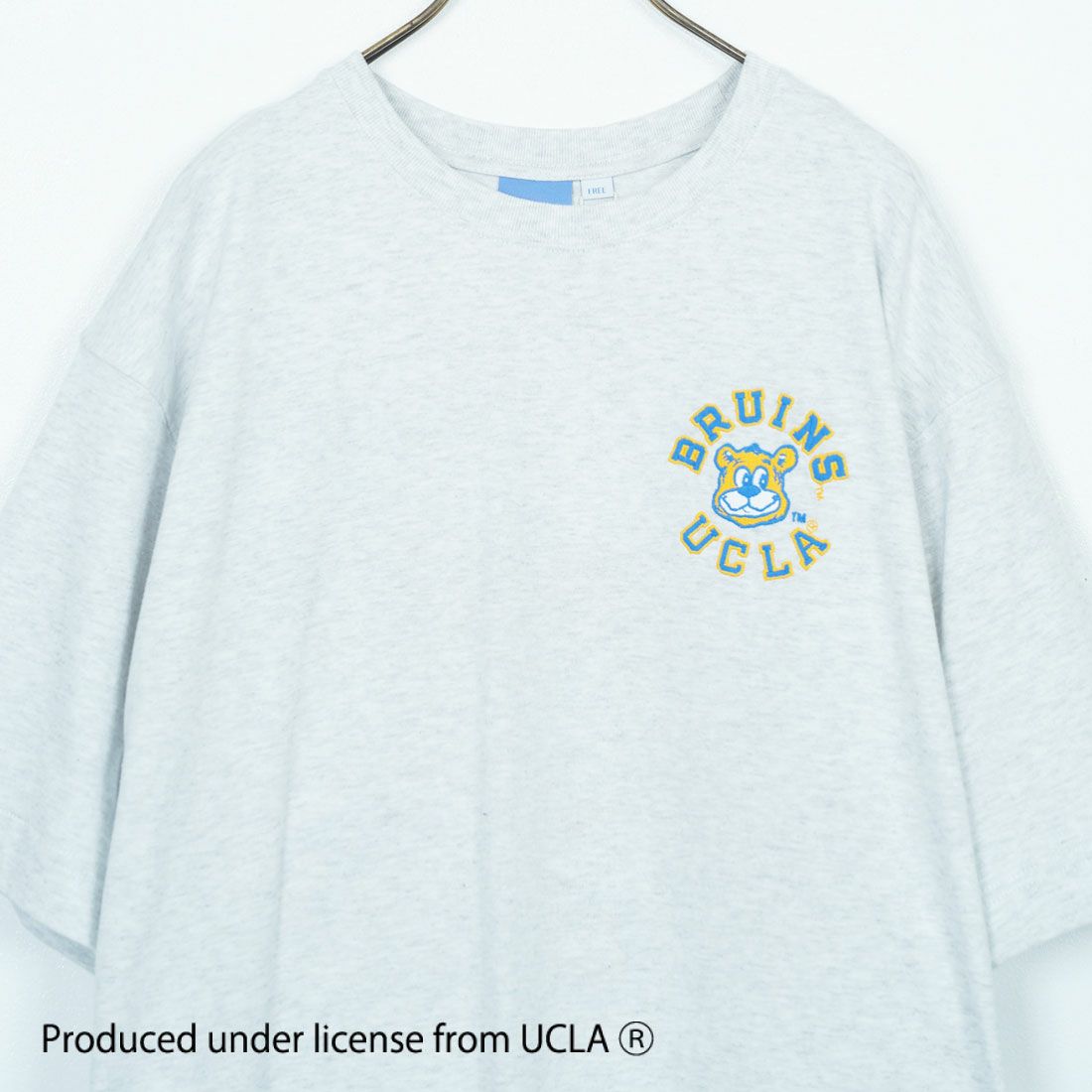 UCLA [ユーシーエルエー] ショートスリーブ サガラ刺繍Tシャツ [252AN2ST416] WHT-2