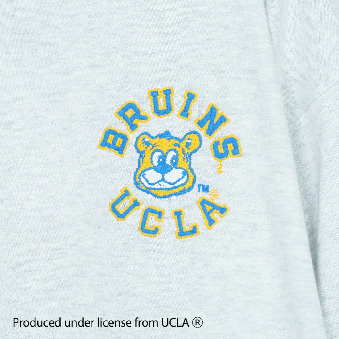 UCLA [ユーシーエルエー] ショートスリーブ サガラ刺繍Tシャツ [252AN2ST416] WHT-2