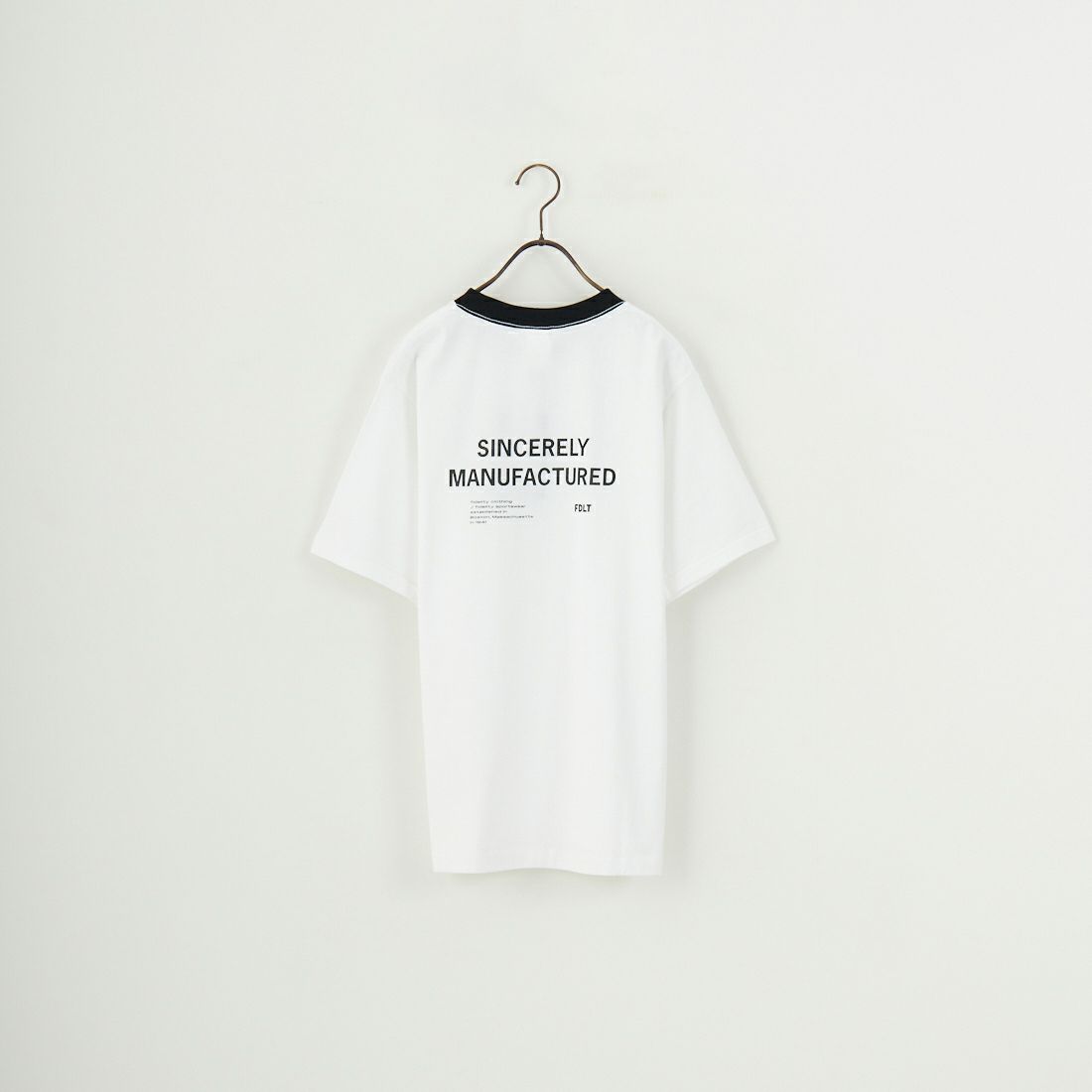 FIDELITY [フィデリティ] バックトリムチューブTシャツ [FH-25575011] 82 WHT C