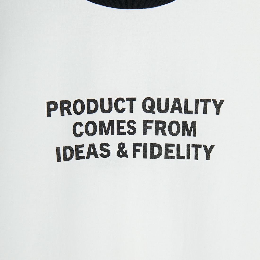 FIDELITY [フィデリティ] バックトリムチューブTシャツ [FH-25575011] 82 WHT C