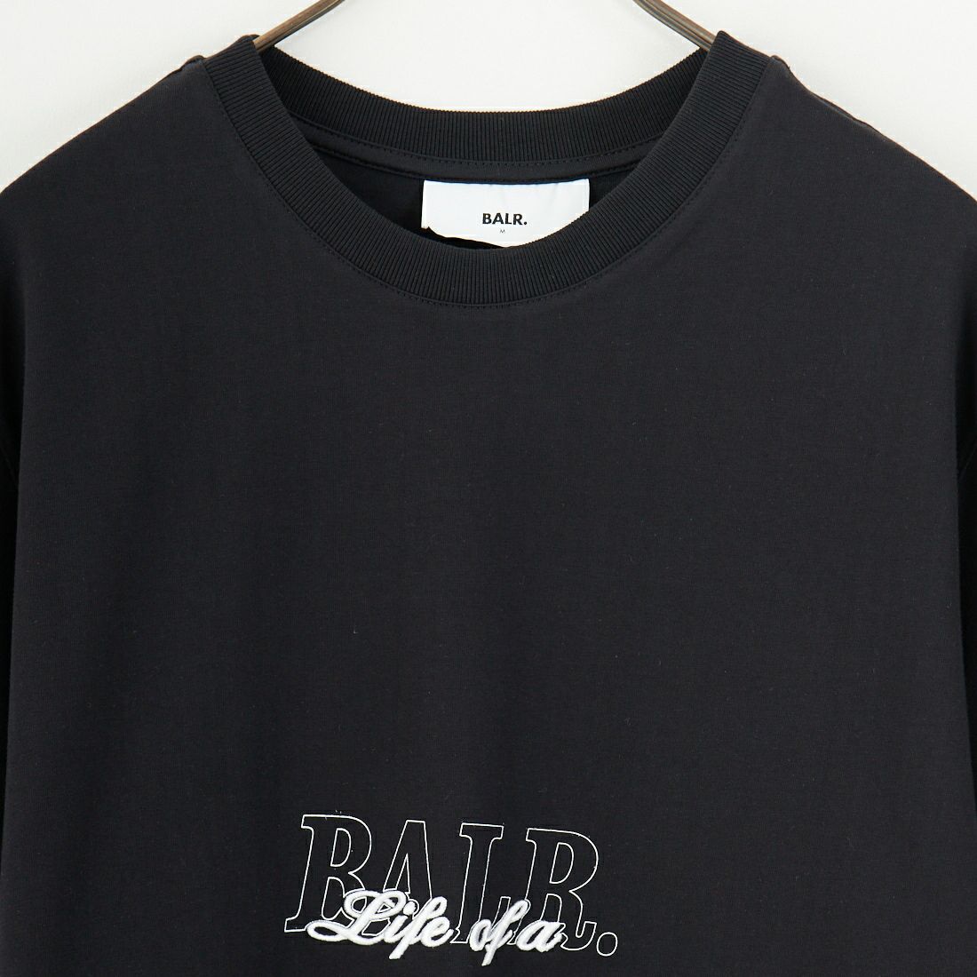 BALR. [ボーラー] スクリプトロゴTシャツ [B11121286] JET BLACK