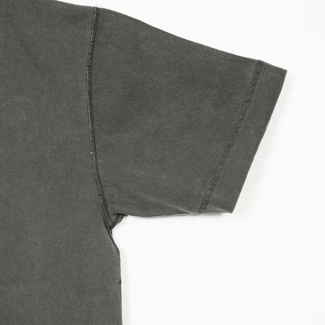 Health knit [ヘルスニット] ヘンリーネック 半袖Tシャツ(Sulfur dye) [HR25S-M104] L.GRAY