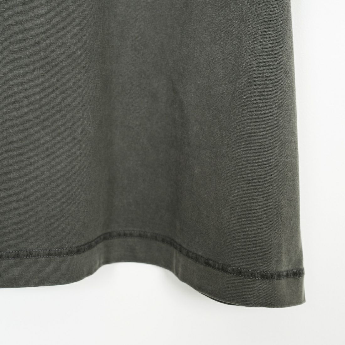 Health knit [ヘルスニット] ヘンリーネック 半袖Tシャツ(Sulfur dye) [HR25S-M104] L.GRAY