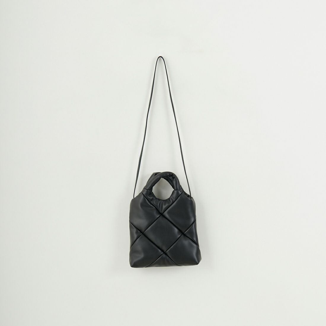 YAHKI [ヤーキ] フェイクレザー トートバッグ [YH-717] BLACK