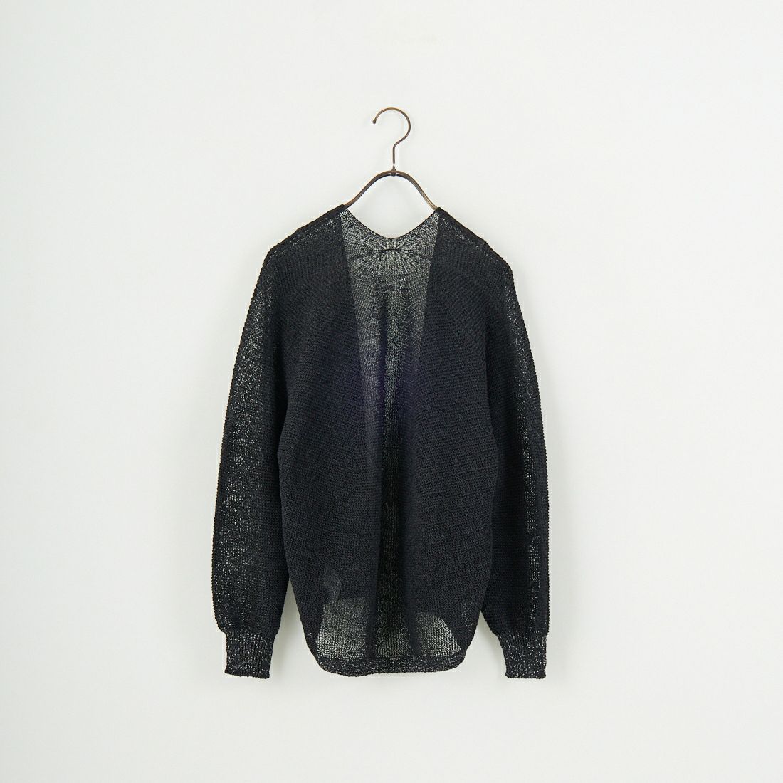 Jeans Factory Clothes [ジーンズファクトリークローズ] ホールガーメントカーディガン [113-2037] ﾌﾞﾗｯｸ