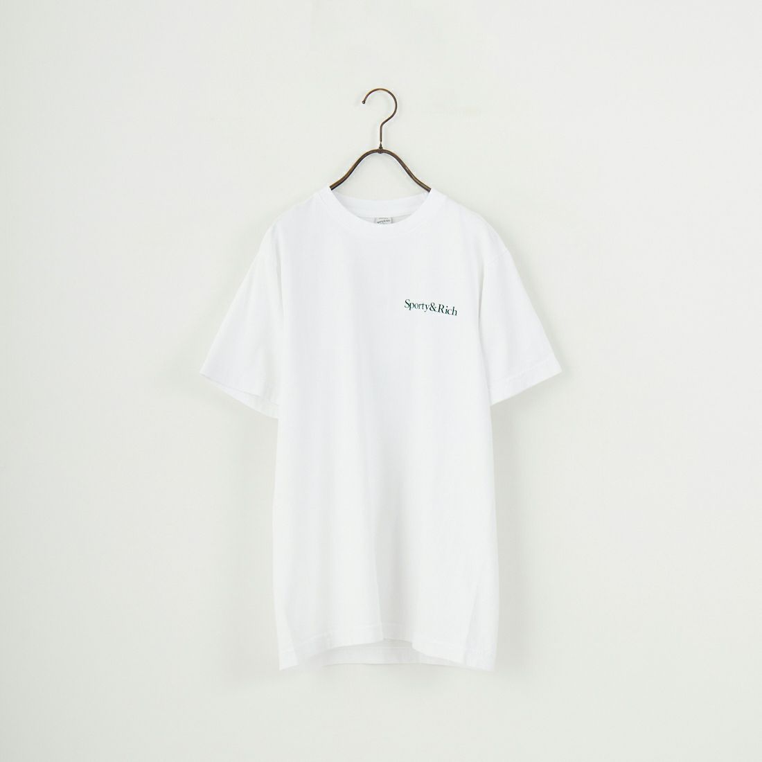 Sporty&Rich [スポーティアンドリッチ] Drink More Water Tシャツ [TO043606300] WHITE