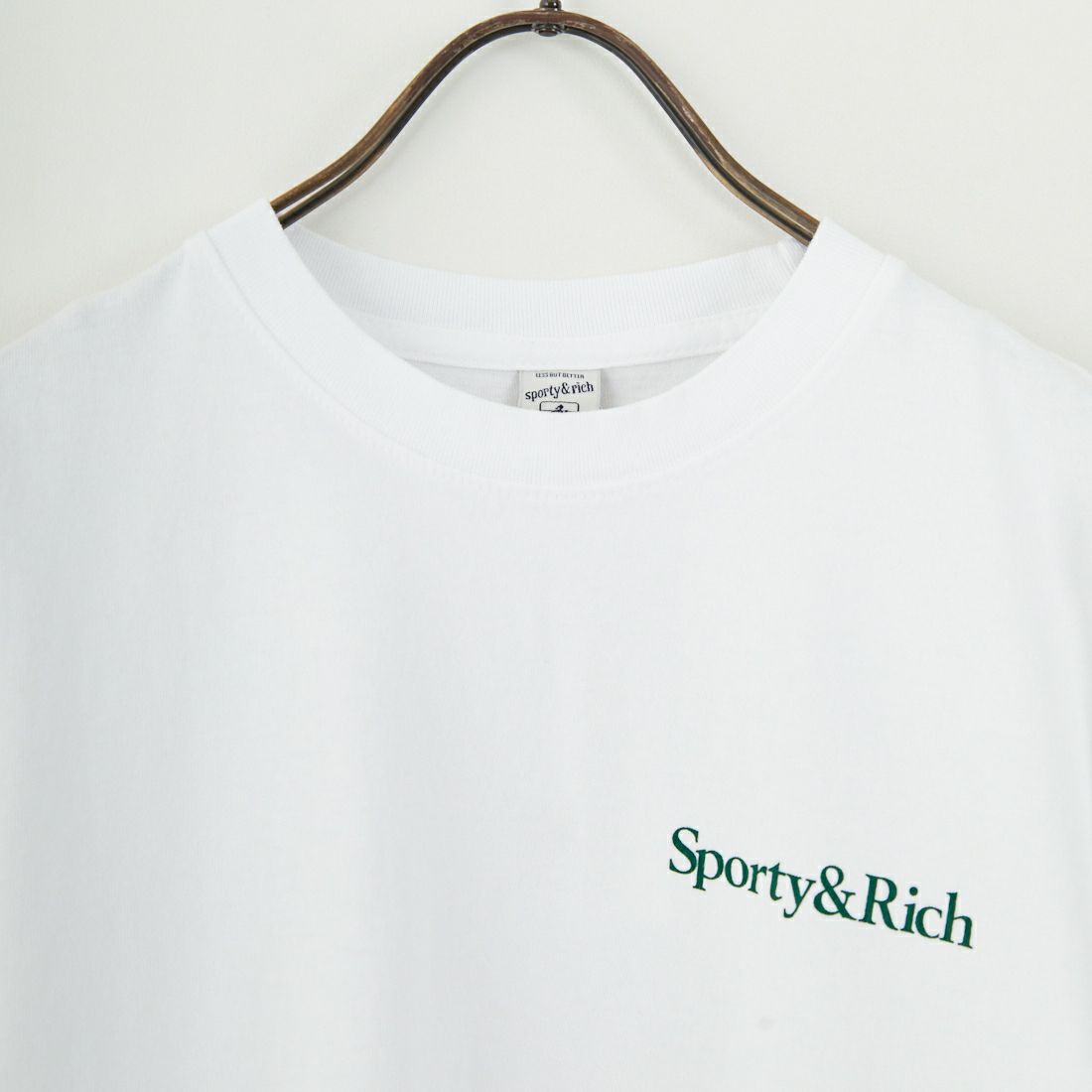 Sporty&Rich [スポーティアンドリッチ] Drink More Water Tシャツ [TO043606300] WHITE