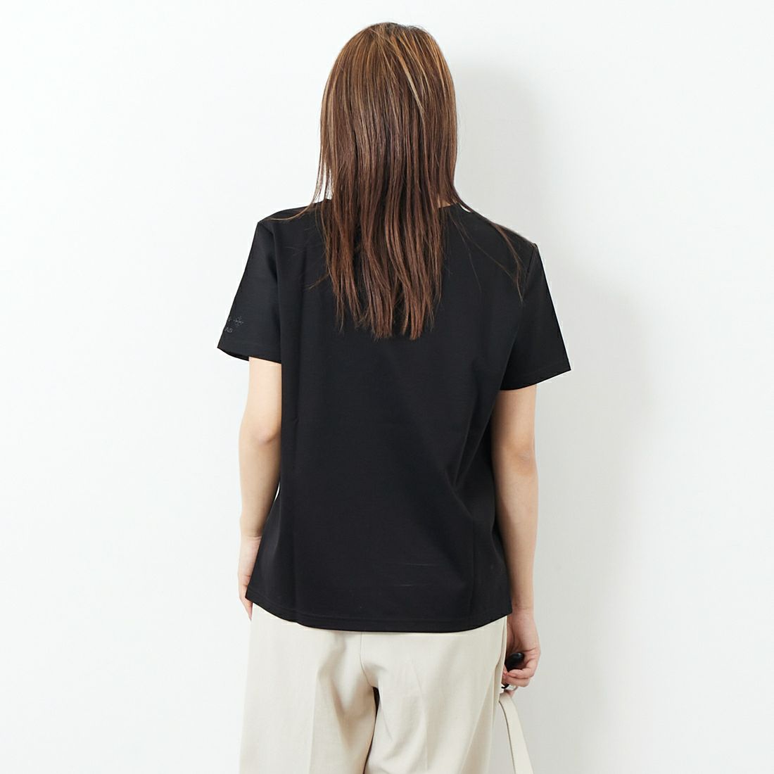 TATRAS [タトラス] ANIEL アニエル トップス [LTKE25S8039-M] BLACK &&モデル身長：167cm 着用サイズ：2&&
