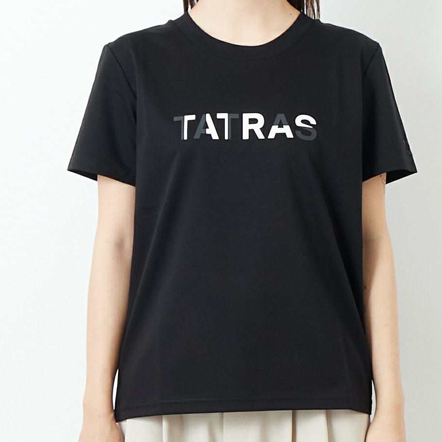 TATRAS [タトラス] ANIEL アニエル トップス [LTKE25S8039-M] BLACK &&モデル身長：167cm 着用サイズ：2&&