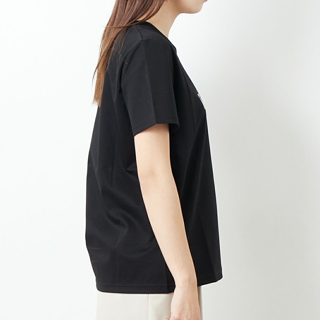 TATRAS [タトラス] ANIEL アニエル トップス [LTKE25S8039-M] BLACK &&モデル身長：167cm 着用サイズ：2&&