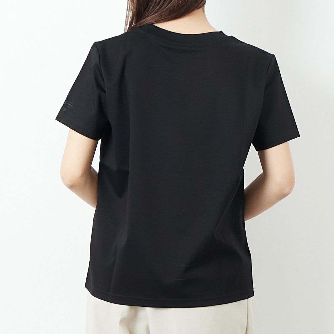 TATRAS [タトラス] ANIEL アニエル トップス [LTKE25S8039-M] BLACK &&モデル身長：167cm 着用サイズ：2&&