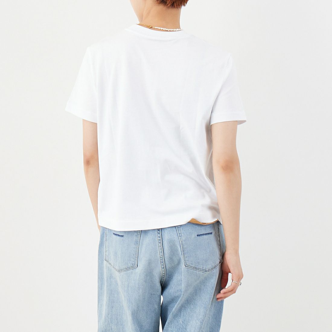 Calvin Klein [カルバンクライン] フロックロゴクルーネックTシャツ [47B851G] RNV