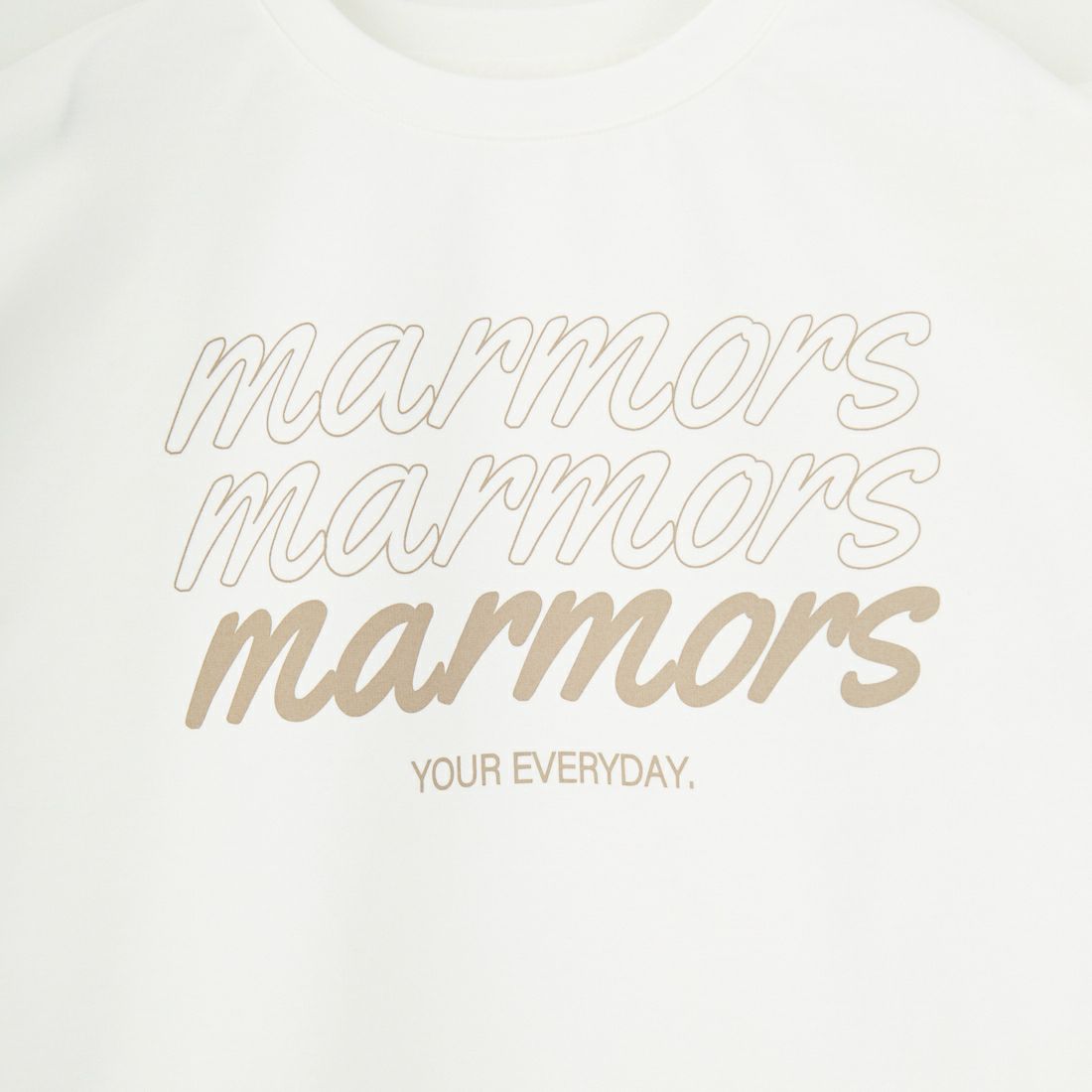 marmors [マルモア] ポンチTシャツ [0225109022] WHITE