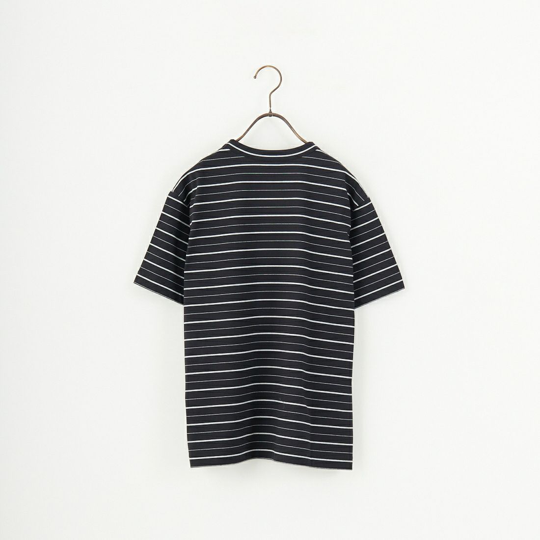 STILL BY HAND [スティルバイハンド] 天竺クルーネックボーダーTシャツ [CS01251WM] BLK/WHT