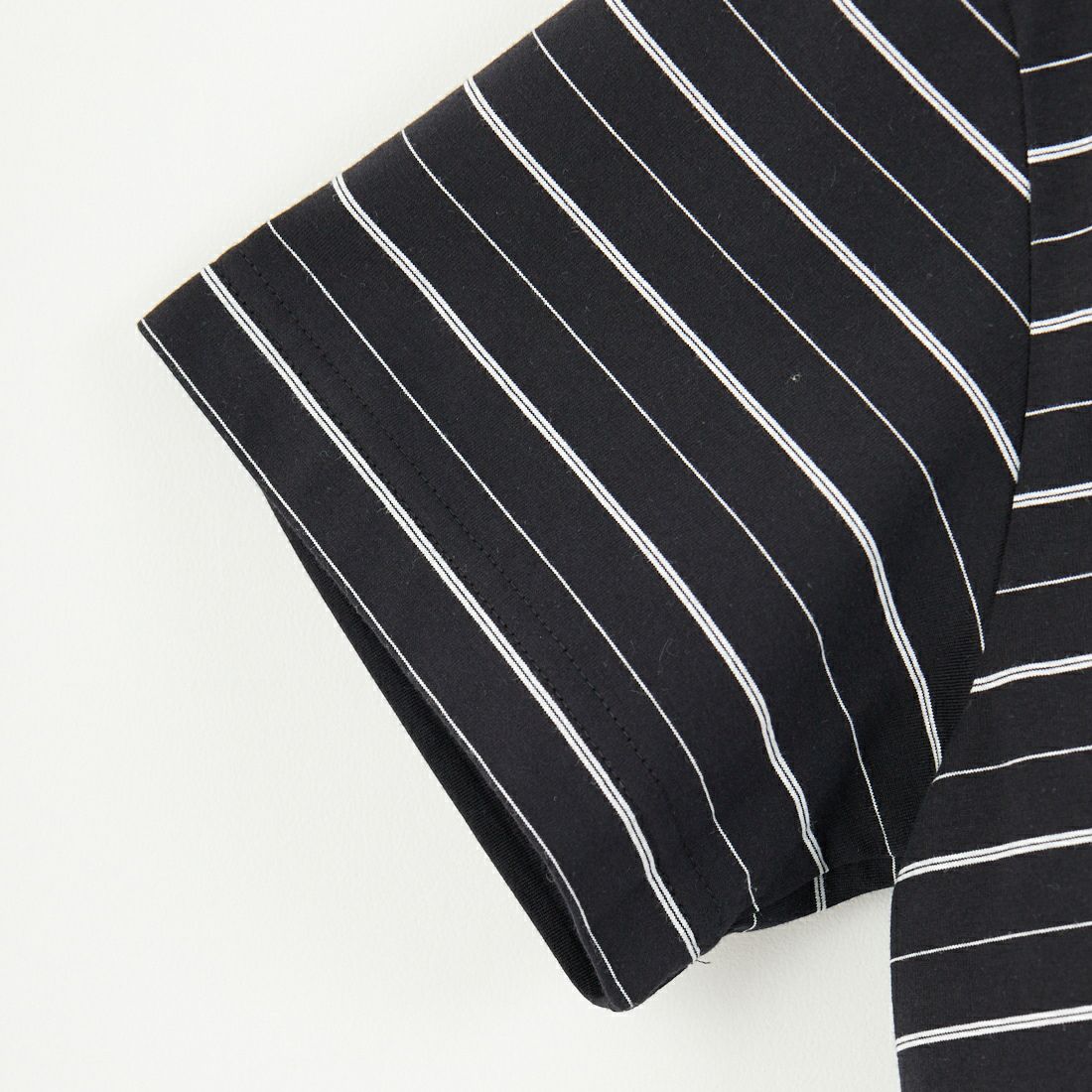 STILL BY HAND [スティルバイハンド] 天竺クルーネックボーダーTシャツ [CS01251WM] BLK/WHT