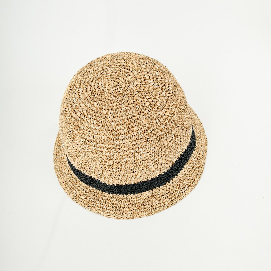 RACAL [ラカル] 和紙コマ編みチューリップニットハット [RL-24-1374] BEIGE