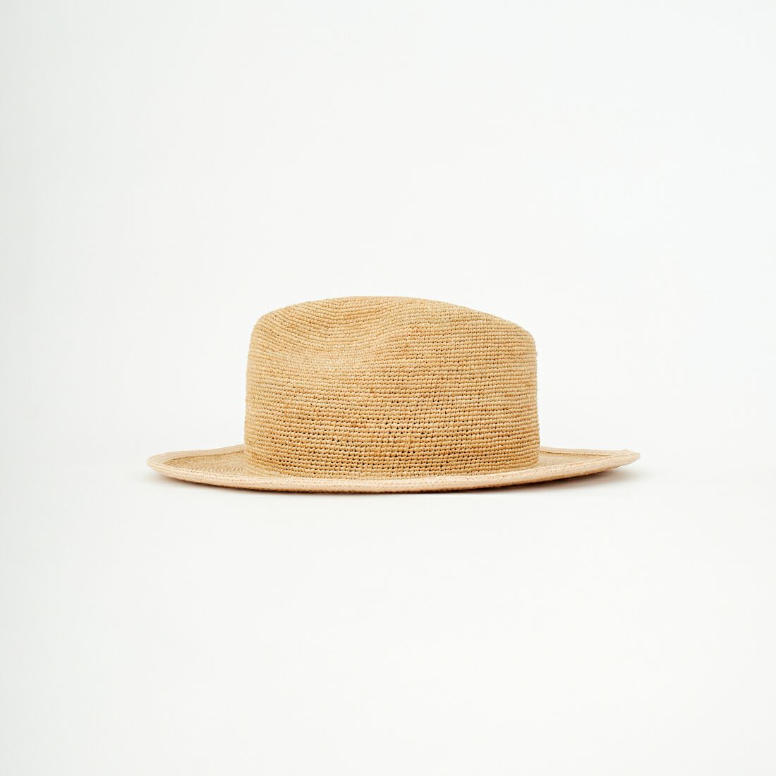 RACAL [ラカル] ラフィアクラッシャブルフェドラハット [RL-25-1391] NATURAL