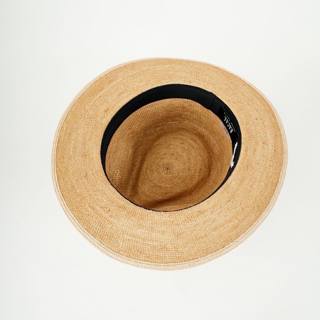 RACAL [ラカル] ラフィアクラッシャブルフェドラハット [RL-25-1391] NATURAL