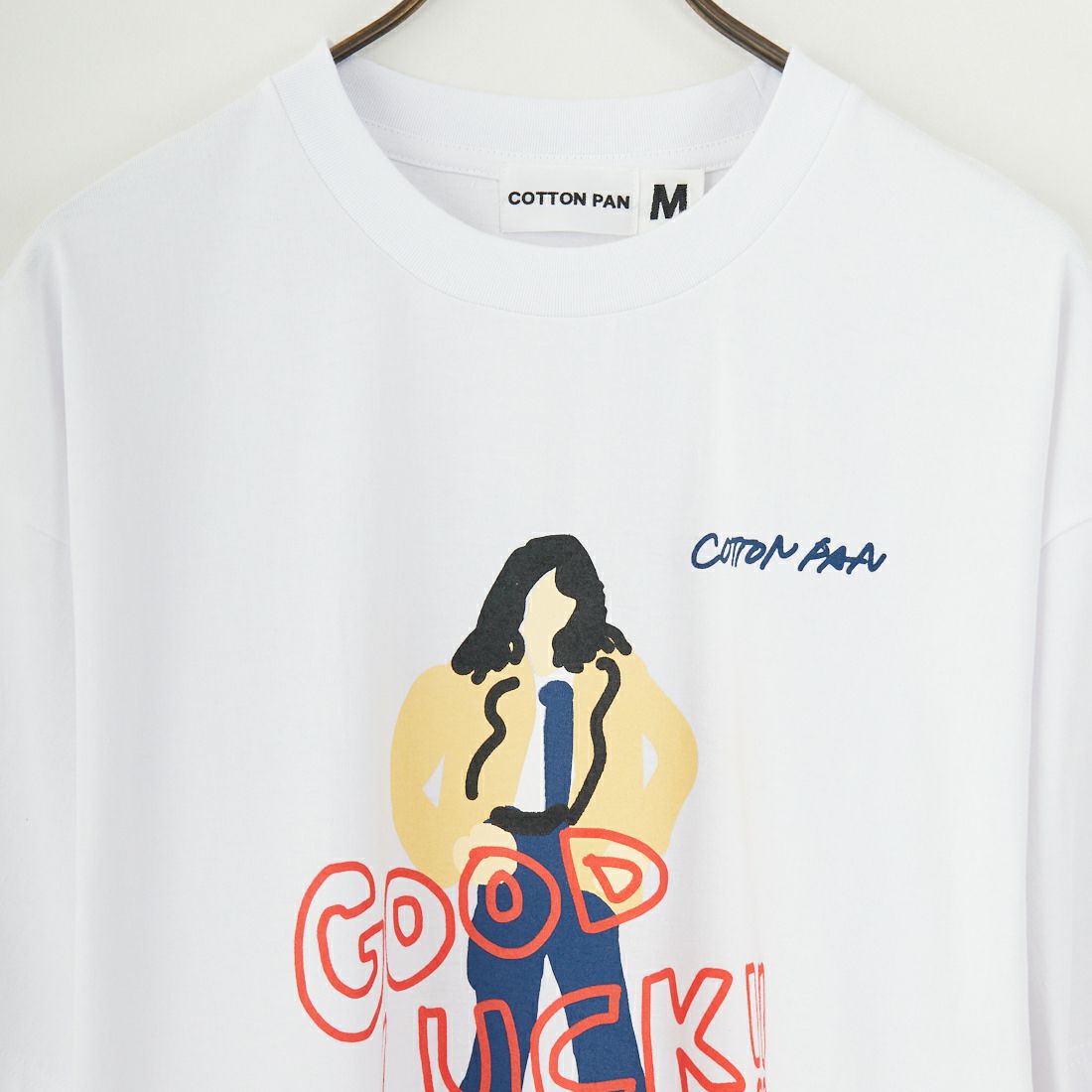 COTTON PAN [コットンパン] ショートスリーブTシャツ [RIDE-ON-TIME] WHITE