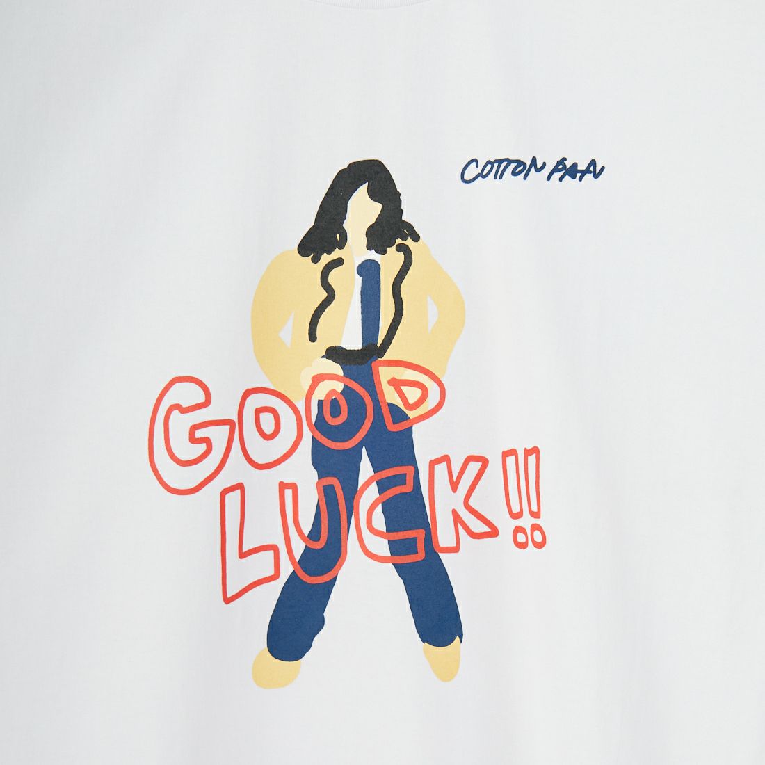 COTTON PAN [コットンパン] ショートスリーブTシャツ [RIDE-ON-TIME] WHITE