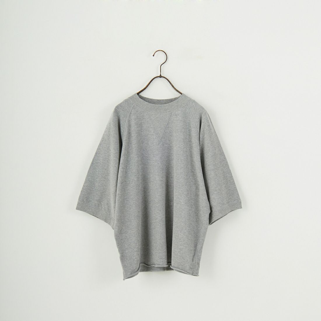 THE SHINZONE [ザ シンゾーン] INLAYED ハーフスリーブTシャツ [25SMSCU03] 06 GRAY