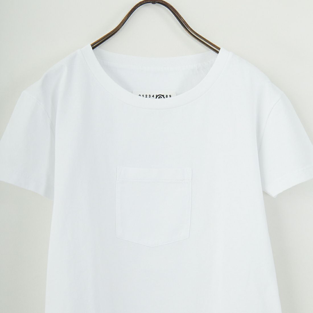 MM6 Maison Margiela [エムエムシックス メゾン マルジェラ] クルーネックTシャツ [S62GD0195-M20108] 100 WHITE