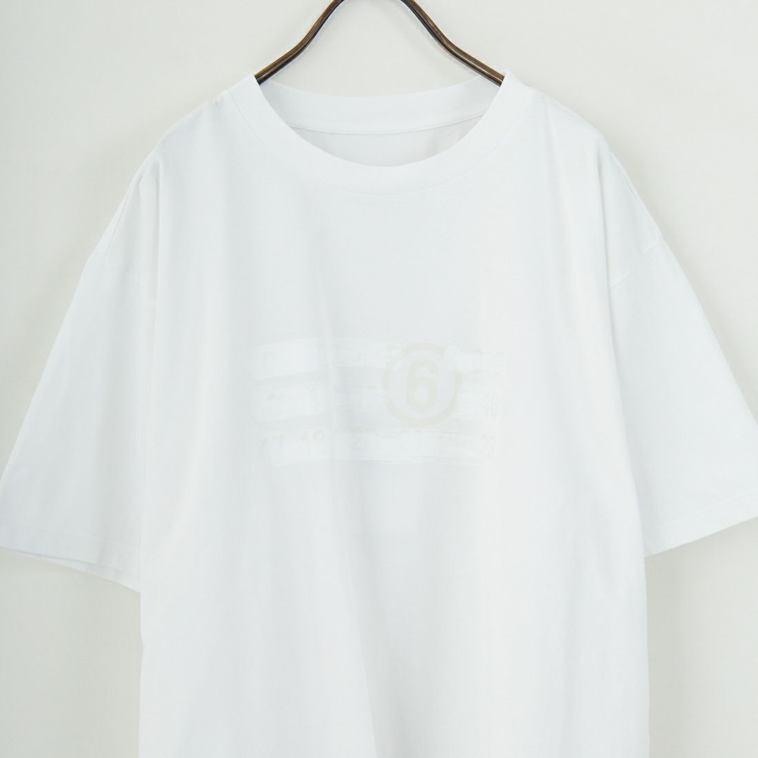 MM6 Maison Margiela [エムエムシックス メゾン マルジェラ] ナンバリングTシャツ [SH2GC0023-M20115] 100 WHITE