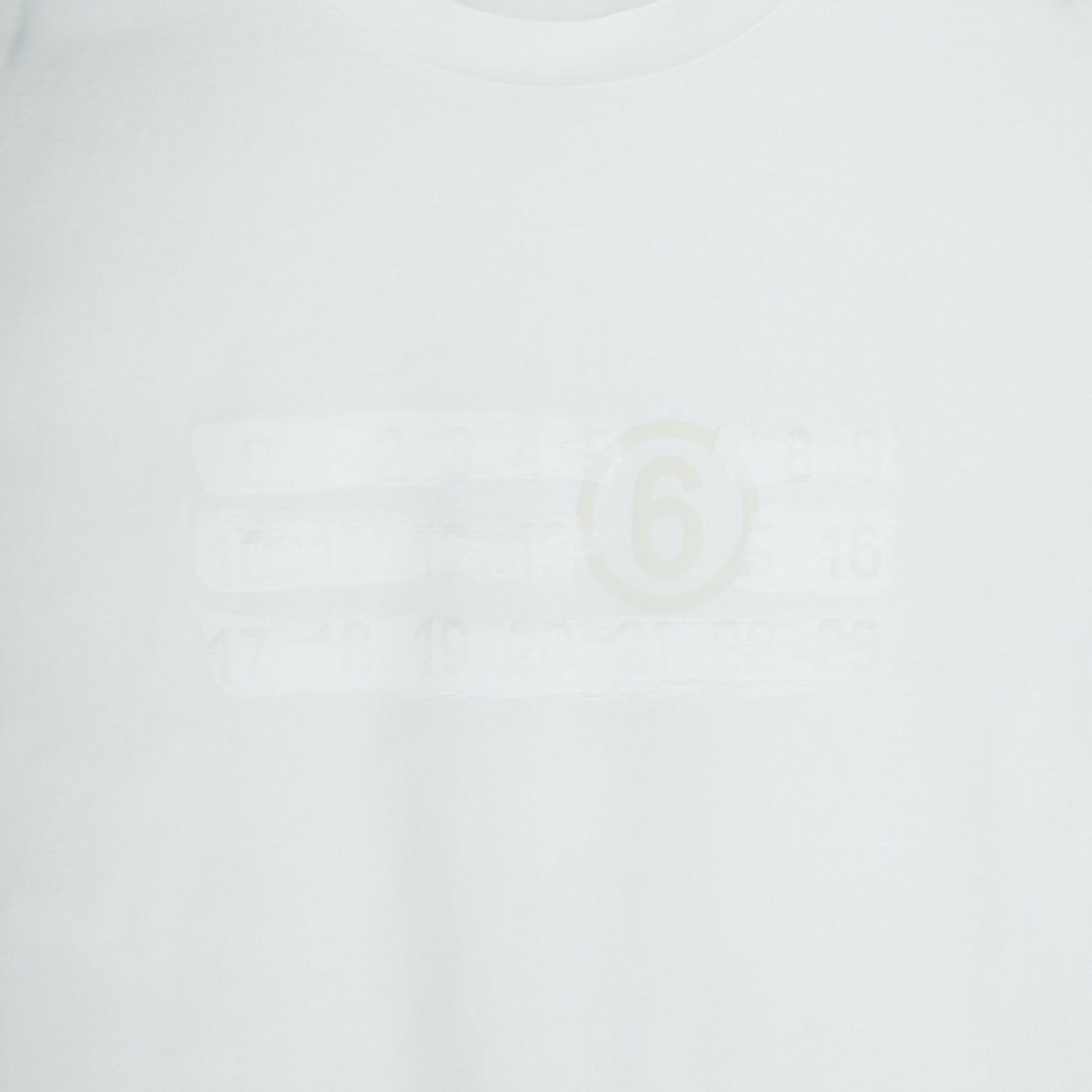 MM6 Maison Margiela [エムエムシックス メゾン マルジェラ] ナンバリングTシャツ [SH2GC0023-M20115] 100 WHITE