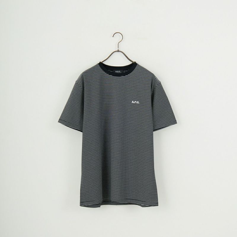 新品タグ付き】【A.P.C】刺繍ロゴTシャツ サイズM