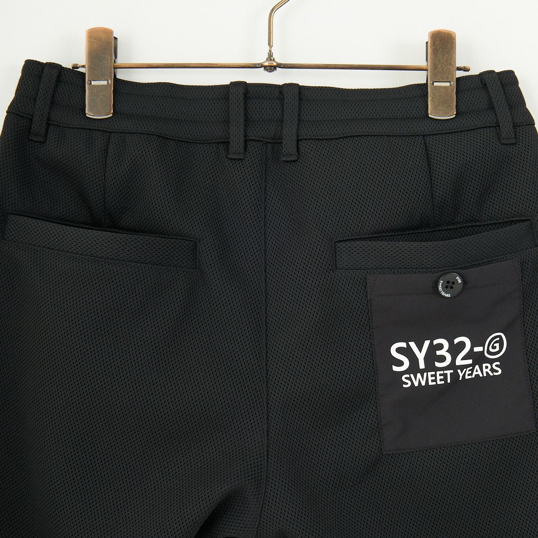 SY32 GOLF [エスワイサーティトゥ ゴルフ] ダブルソフトラッセルショートパンツ [SYG-25S050] BLACK