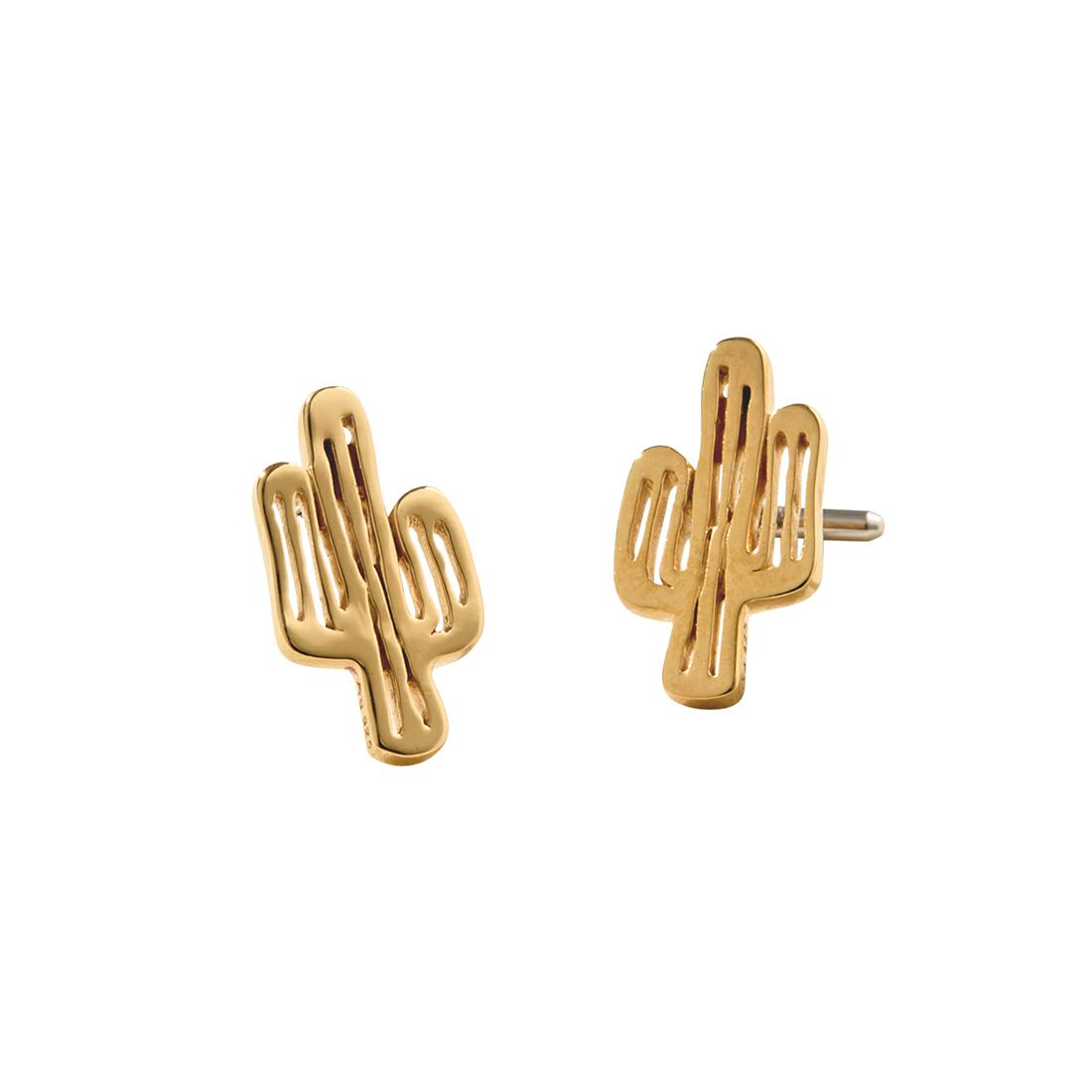 Baqless [バックレス] アミティ カクタスゴールドピアス [AM-CTS-YG] GOLD