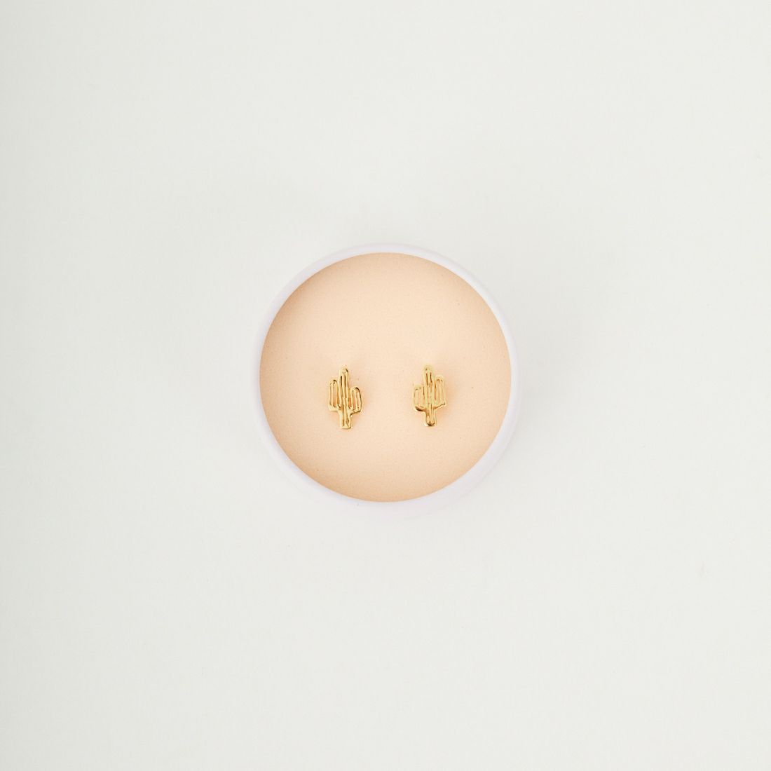 Baqless [バックレス] アミティ カクタスゴールドピアス [AM-CTS-YG] GOLD