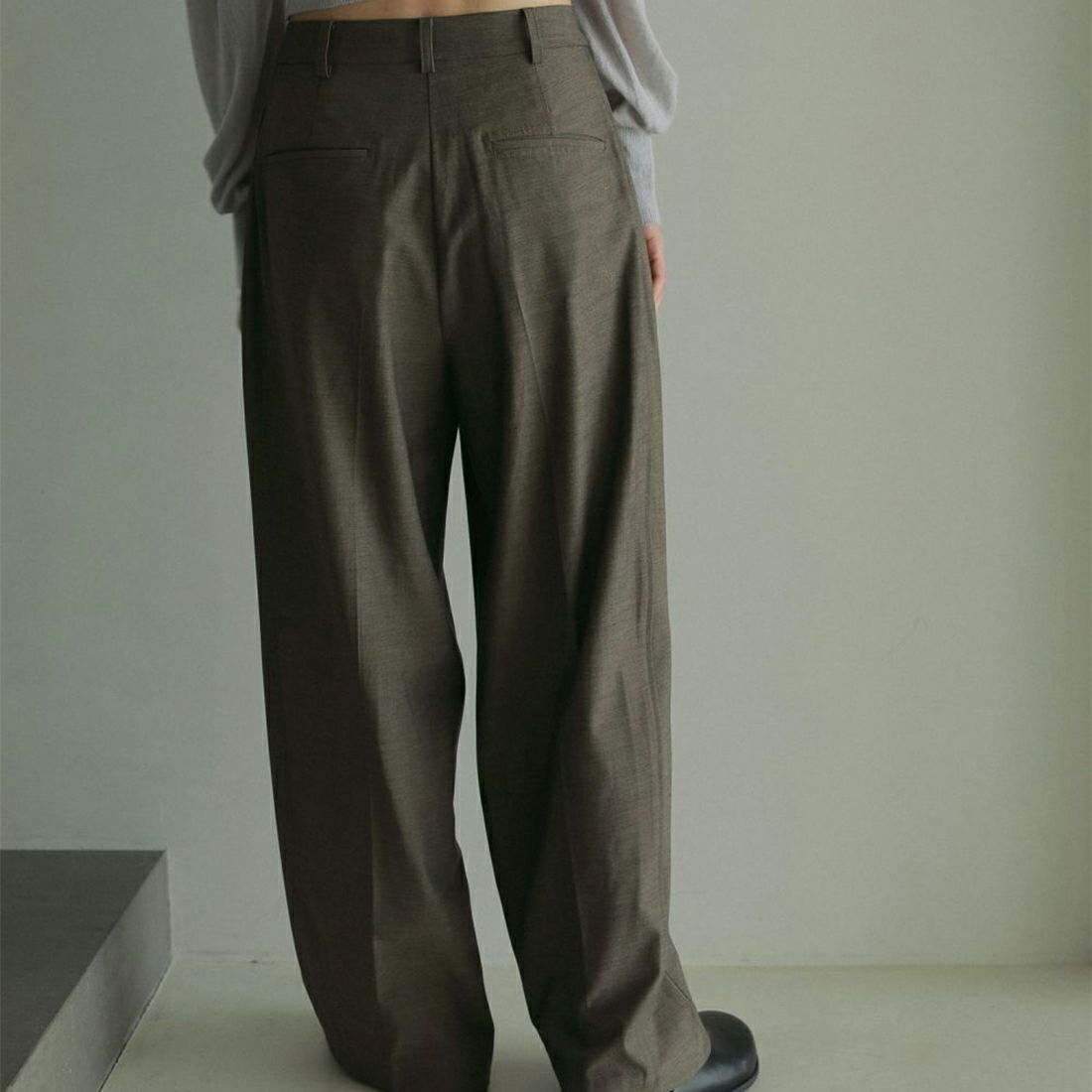 anuke [アンヌーク] パネルワイドパンツ [62510716] BRN