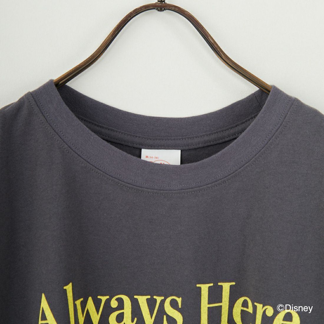 +81 BRANCA [ハチイチブランカ] MICKEY MOUSE/半袖Tシャツ [81B-25SS-CS14-A] CHARCOAL