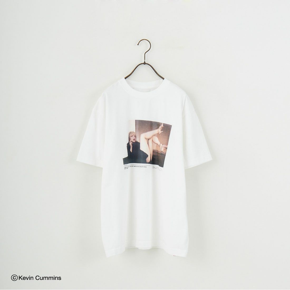 +81 BRANCA [ハチイチブランカ] ケビン・カミンズ フォトTシャツ [81B-25SS-CS22] WHITE