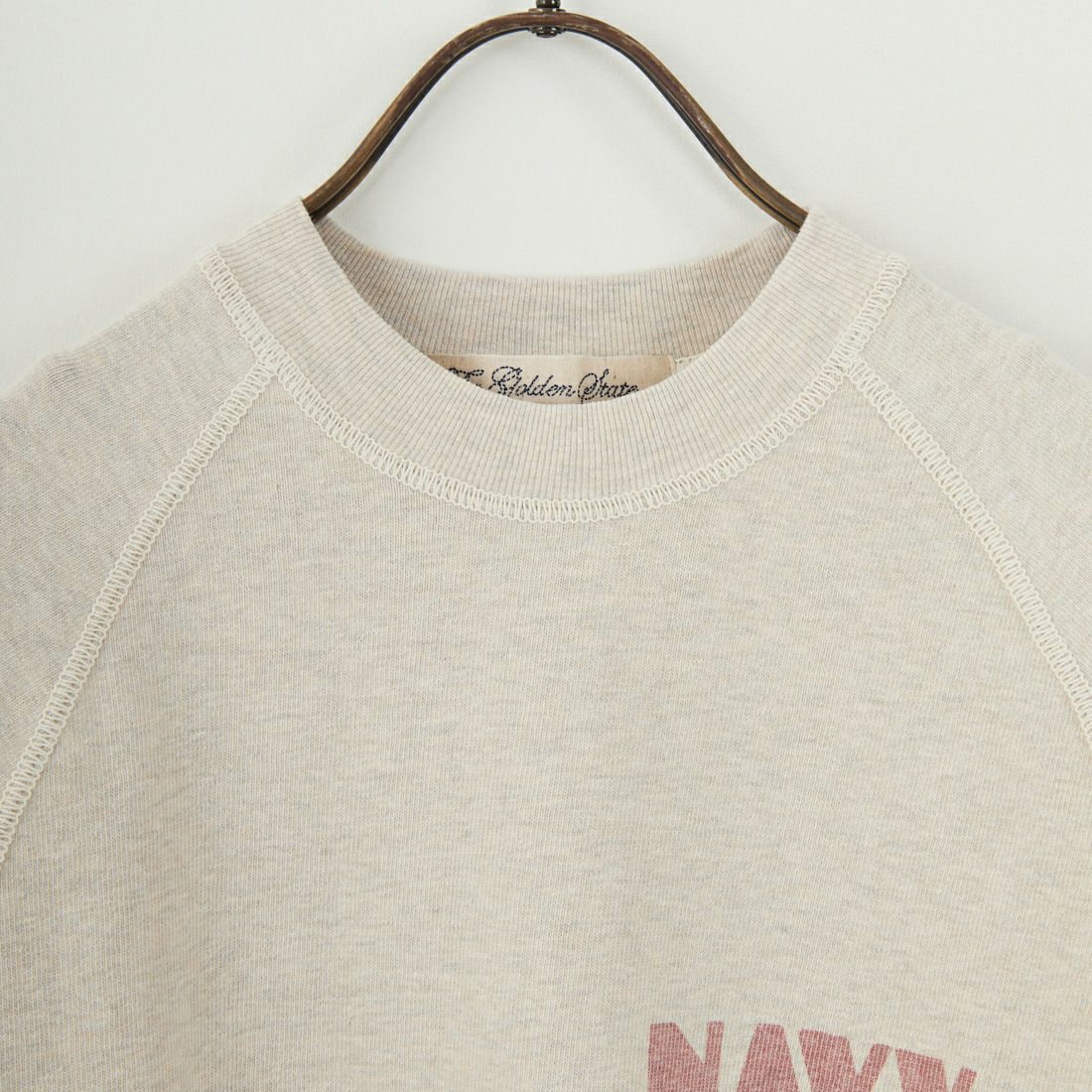 REMI RELIEF [レミレリーフ] SP加工 天竺ラグランTシャツ (NAVY) [RN28369234] OATMEAL