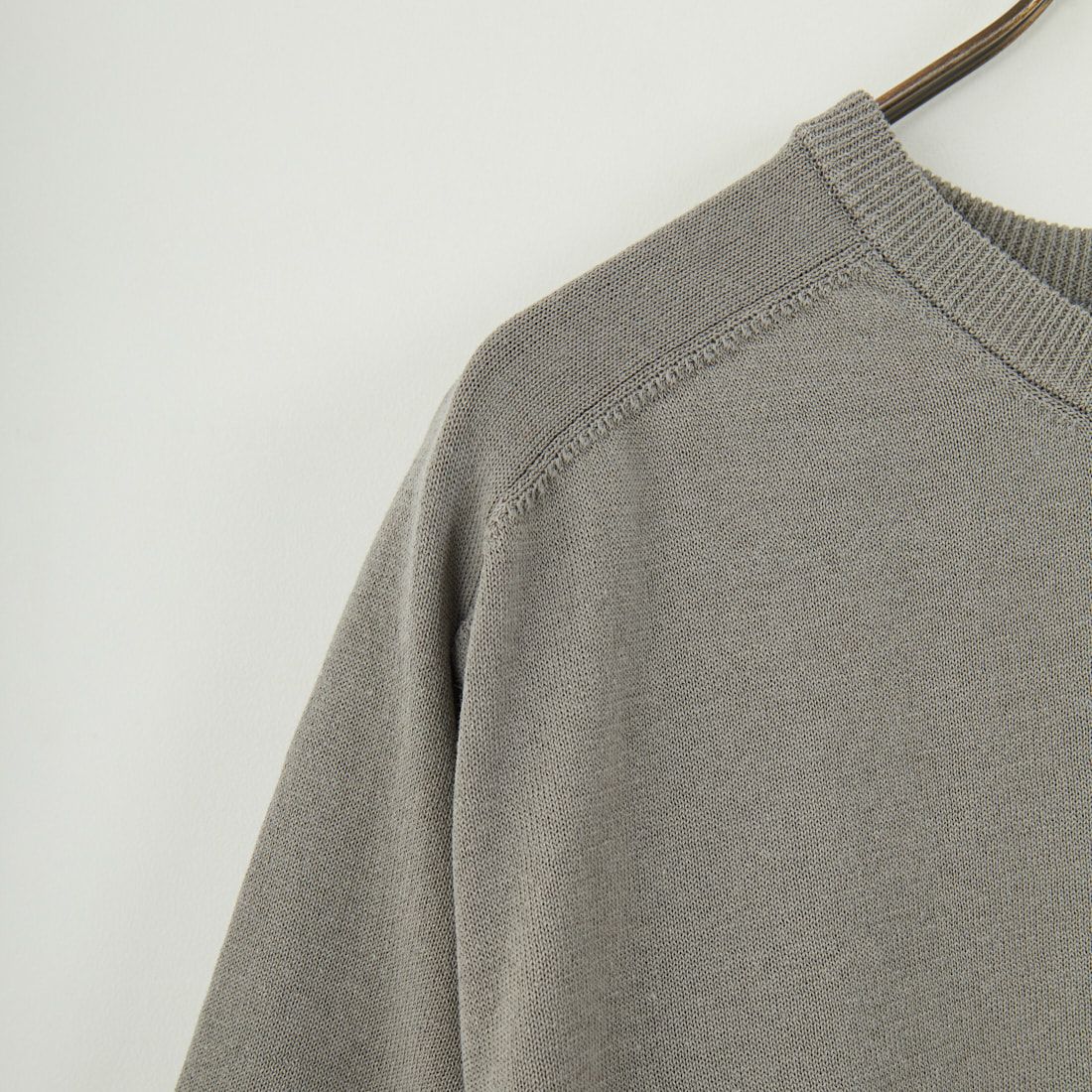 STILL BY HAND [スティルバイハンド] ハーフスリーブ ニットTシャツ [KN02251] GREIGE