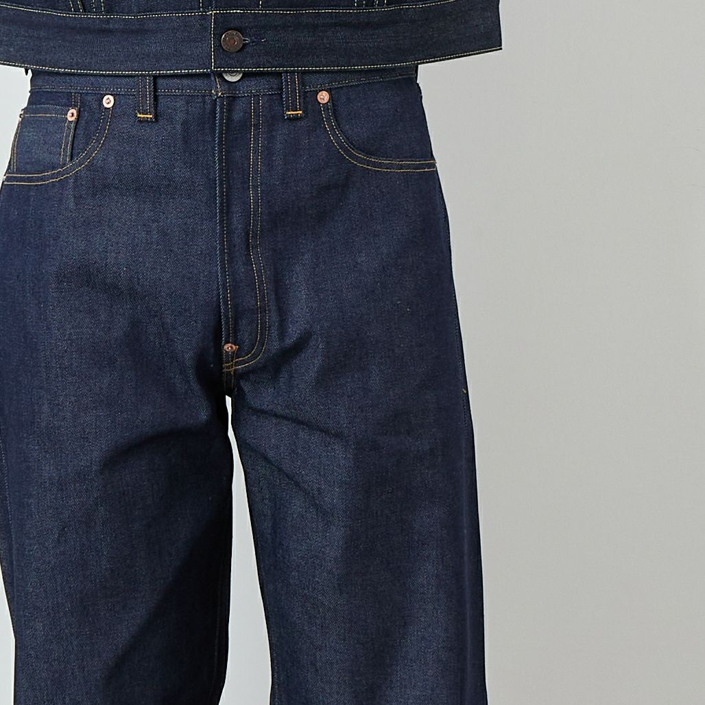 LEVIS Vintage Clohing [リーバイス ヴィンテージ クロージング] 1933MODEL オーガニック リジット ジーンズ [33501-00] 49 1933 50 &&モデル身長：179cm 着用サイズ：34&&