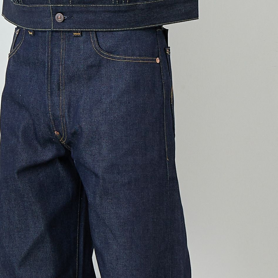 LEVIS Vintage Clohing [リーバイス ヴィンテージ クロージング] 1933MODEL オーガニック リジット ジーンズ [33501-00] 49 1933 50 &&モデル身長：179cm 着用サイズ：34&&