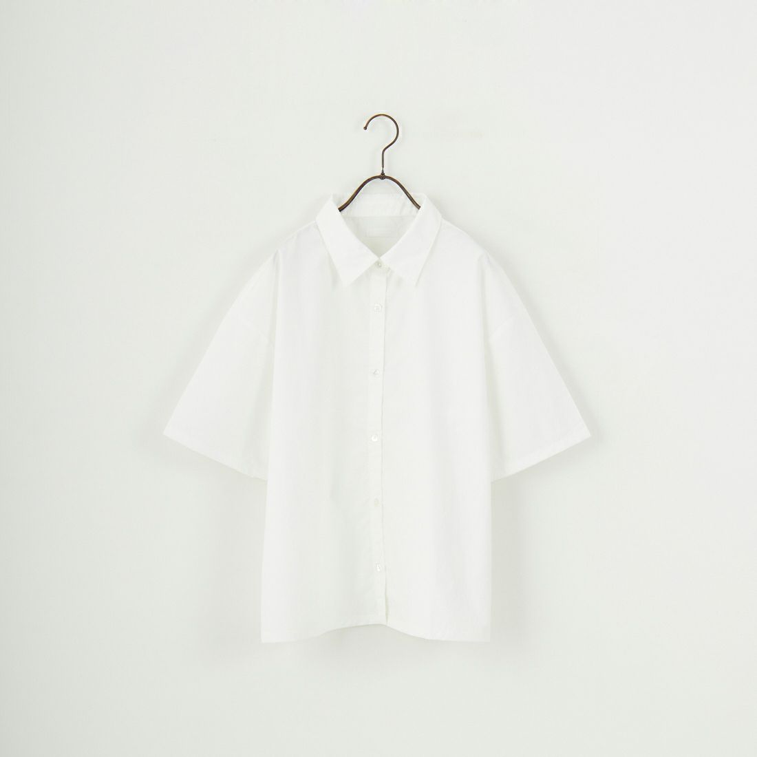 Commencement [コメンスメント] ハーフスリーブワイドシャツ [C-290] WHITE