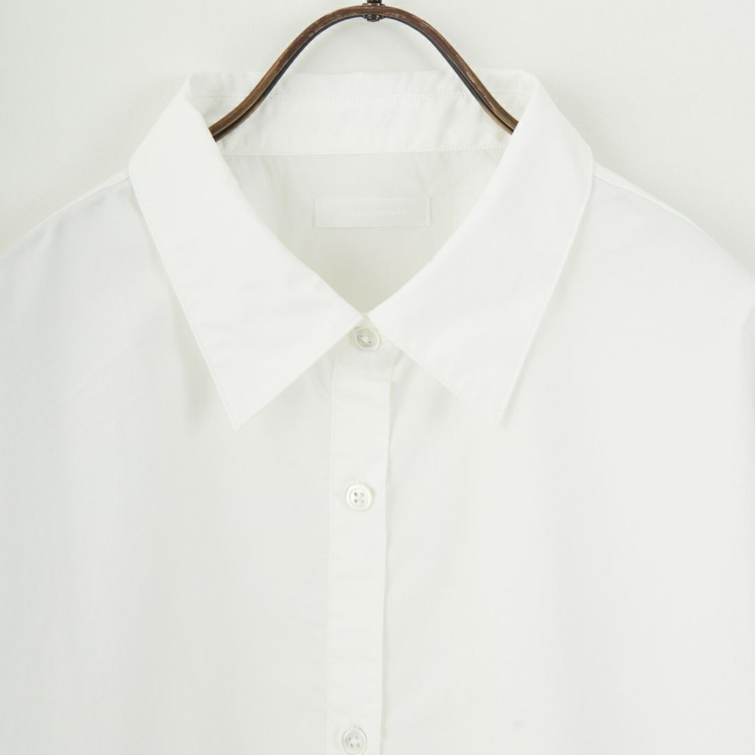 Commencement [コメンスメント] ハーフスリーブワイドシャツ [C-290] WHITE