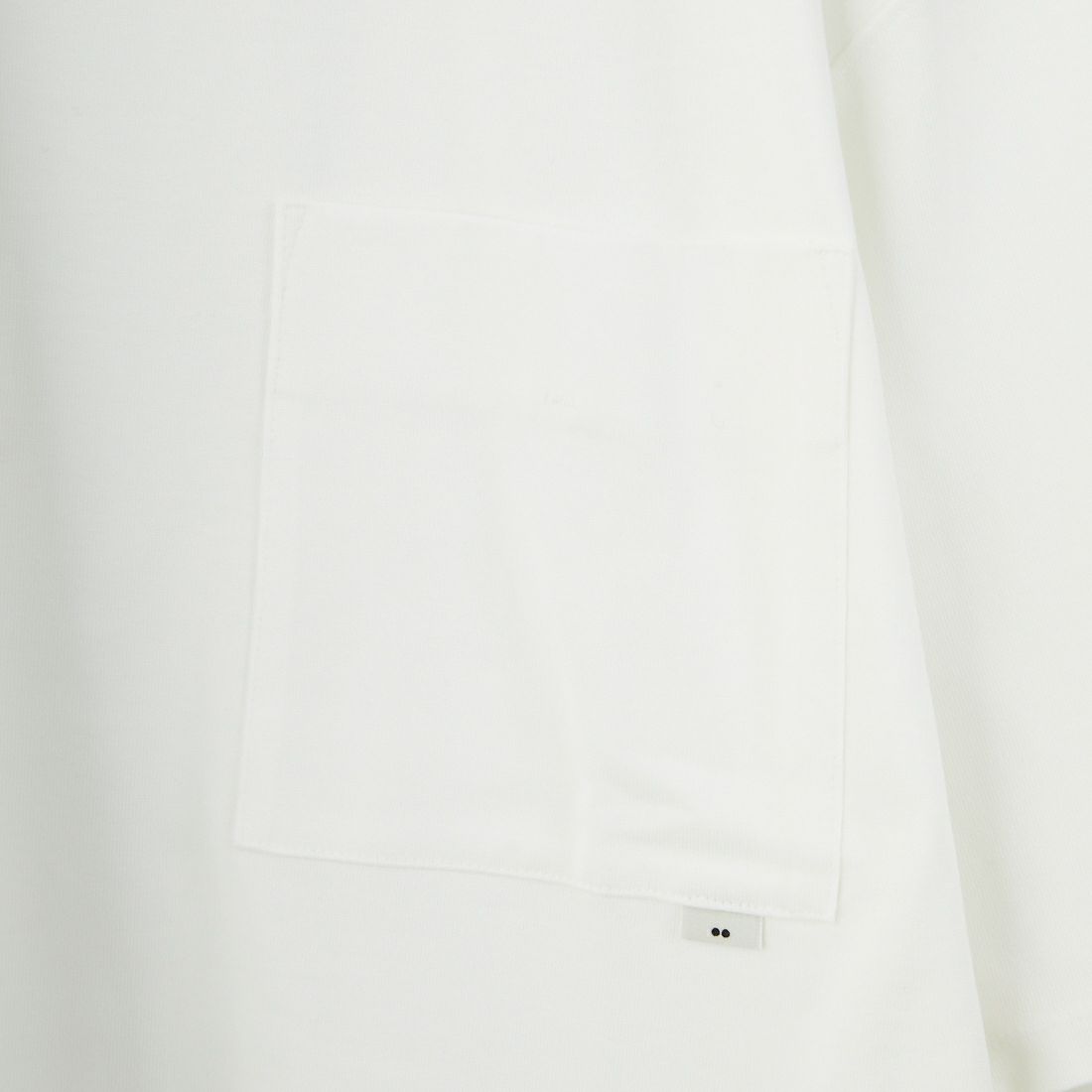 amne [アンヌ] ヘビープレーティング ポケットTシャツ [AMN-CS-076] WHITE