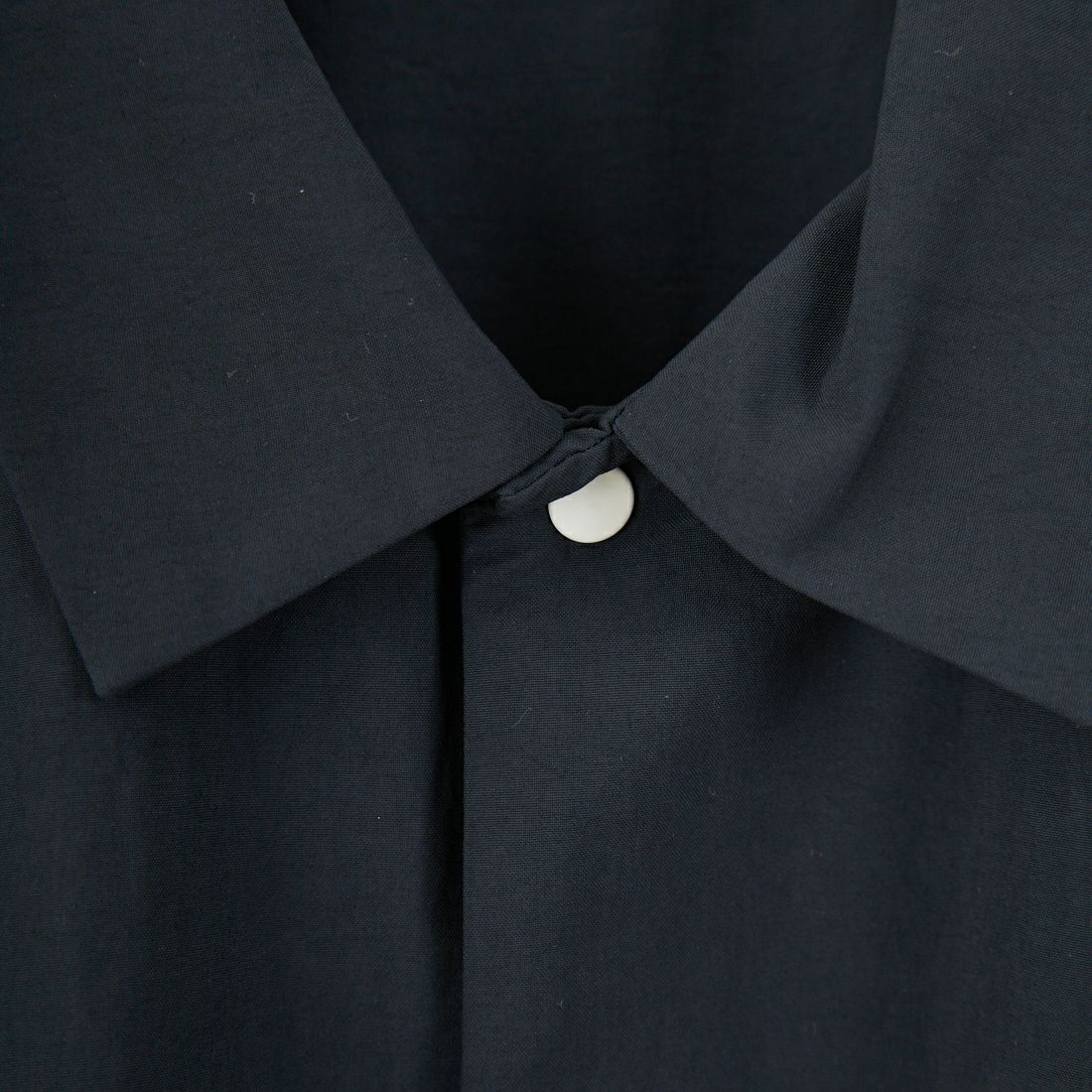 amne [アンヌ] ナイロンパークシャツ [AMN-SH-052] BLACK