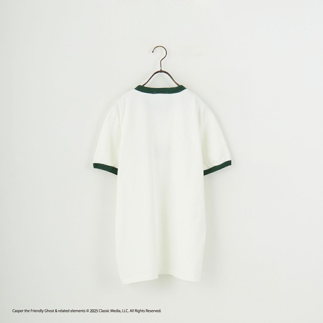 BALMYDAY'S [バルミーデイズ] CASPER リンガーTシャツ [BAL-25SS-CS11] OFF/GREEN