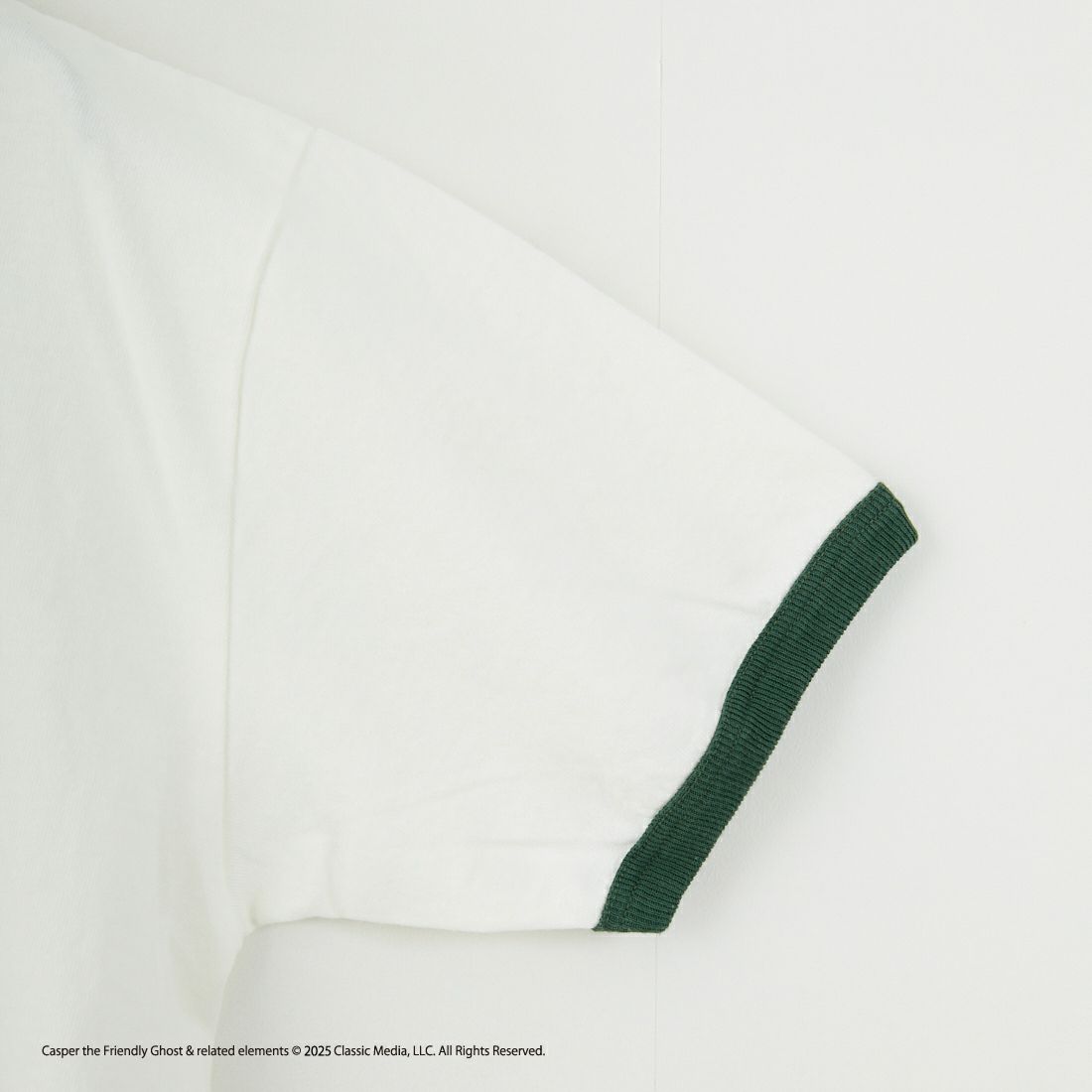 BALMYDAY'S [バルミーデイズ] CASPER リンガーTシャツ [BAL-25SS-CS11] OFF/GREEN