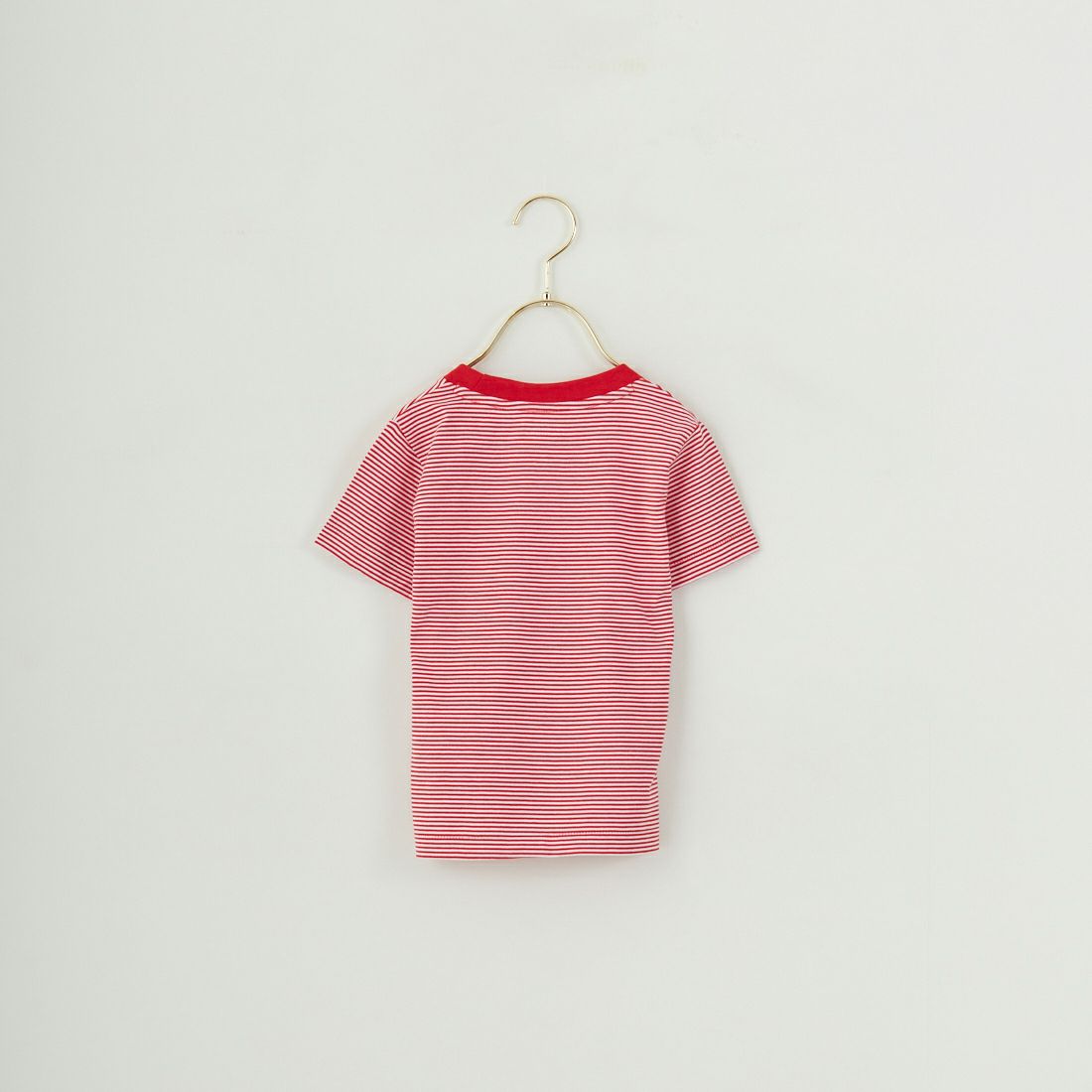 DANTON [ダントン] キッズクルーネックボーダーTシャツ [DT-C0206CVT] RED/WHITE