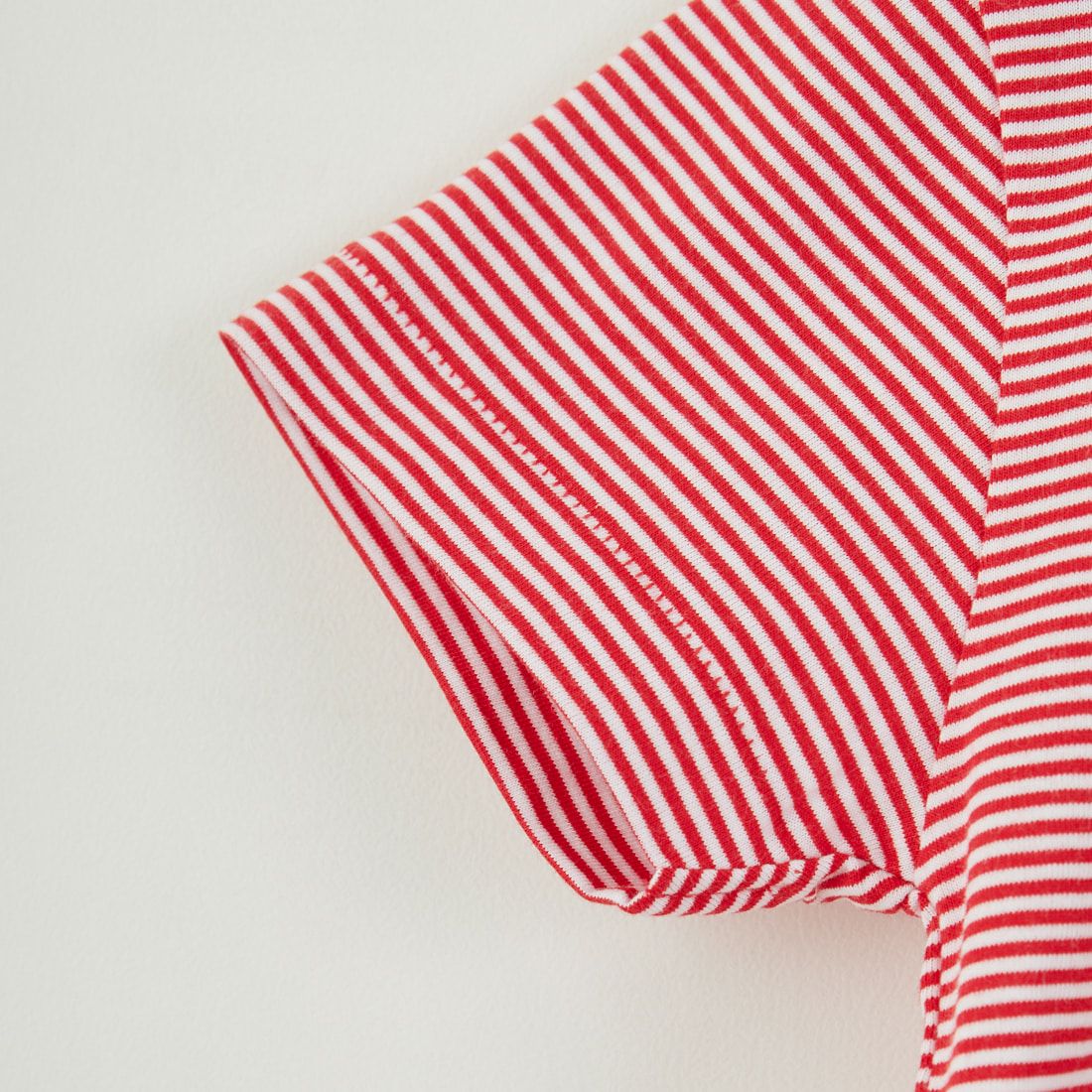 DANTON [ダントン] キッズクルーネックボーダーTシャツ [DT-C0206CVT] RED/WHITE